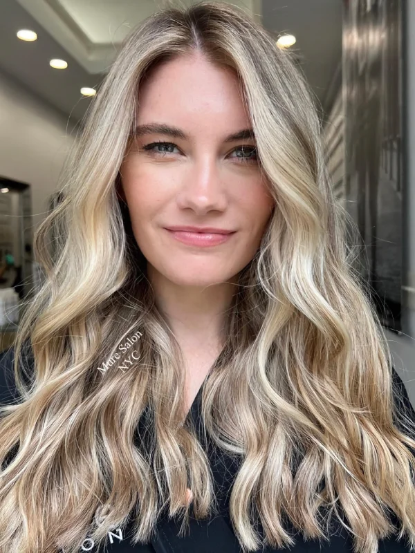 Rich blonde balayage