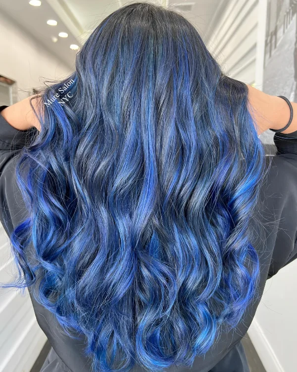Stylish balayage coloring