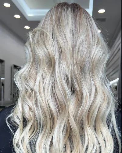 Blonde balayage before